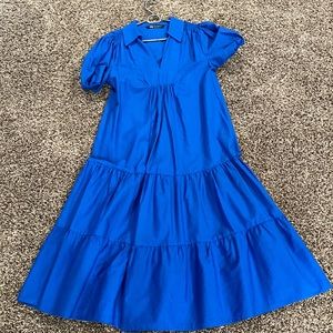 Size extra-small Zara royal blue dress. Worn twice. Super cute!